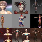 10 najlepszych darmowych modeli 3D z postaciami dziewcząt – tydzień 2020–43