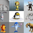 Top 10 Maya Tecknade djur 3D-modeller – Dag 23 oktober 2020
