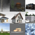 Top 10 Obj Building 3D Models – Day 21 Oct 2020