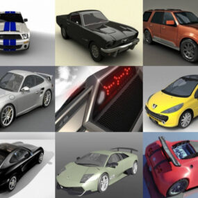 Top 10 Obj Mô hình xe hơi thể thao 3D - Ngày 21 tháng 2020 năm XNUMX