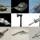 Top 10 Obj Vapen 3D-modeller - dag 21 okt 2020