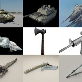 Top 10 Obj Mô hình vũ khí 3D - Ngày 21 tháng 2020 năm XNUMX