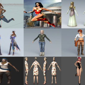 Кращі 10 Obj 3D-моделі жінок - День 22 жовтня 2020 року