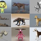 Top 10 Rigged Hundefreie 3D-Modelle - Woche 2020-43