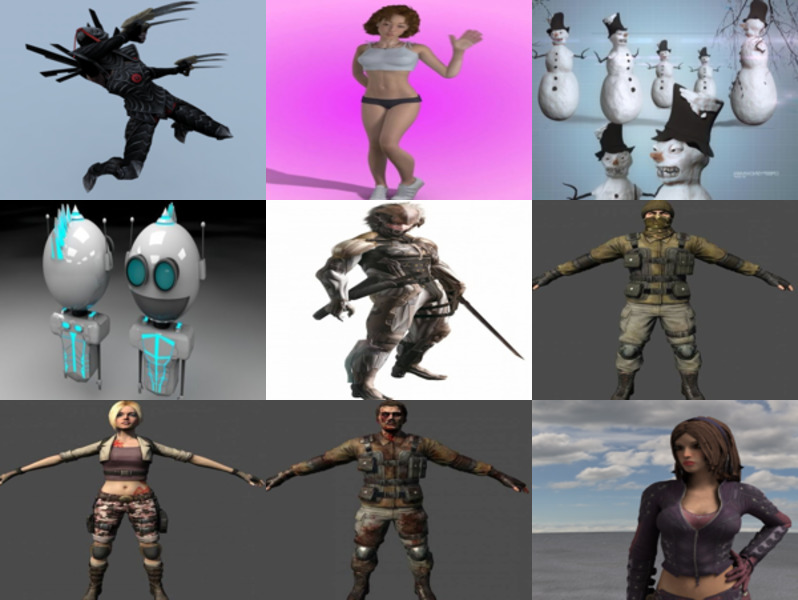 최고 11 Fbx 캐릭터 3D 모델 – 25년 2020월 XNUMX일