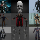 Kolekcja 12 najlepszych modeli 3D postaci - tydzień 2020-42
