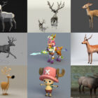 Raccolta dei migliori 12 modelli 3D di cervi - Settimana 2020-44