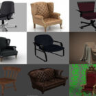 12 topo Obj Modelos 3D de cadeiras - dia 21 de outubro de 2020