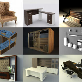 Top 12 Obj Modèles 3D de meubles - Jour 21 oct.2020