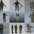 Top 12 realistische soldaatvrije 3D-modellen - week 2020-43