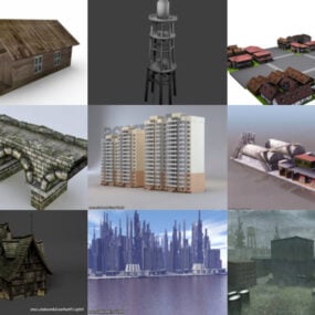 Top 20 Obj Modèles 3D d'architecture - Jour 21 oct.2020