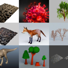 Кращі 9 Fbx 3D-моделі Nature - день 25 жовтня 2020 року