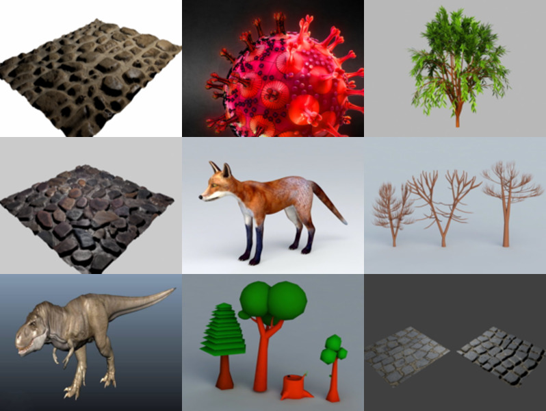 Top 9 Fbx Nature 3D Models – Day 25 Oct 2020