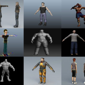 Кращі 9 Maya Чоловічі 3D-моделі - день 23 жовтня 2020 року