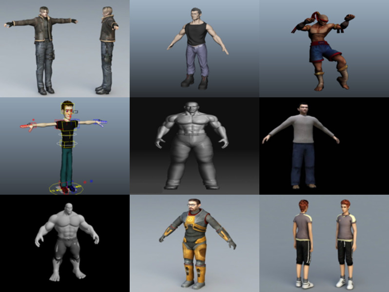 トップ9 Maya 男性 3D モデル – 23 年 2020 月 XNUMX 日