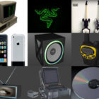 10 elektroniska gratis 3D-modeller-samling - Vecka 2020-46