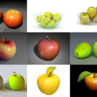 12 modelos 3D de frutas de manzana - Semana 2020-45
