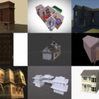 12 Blender 3D modely architektury – týden 2020-44
