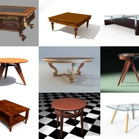 12 コーヒーテーブル無料 3D モデル コレクション – 2020-45 週