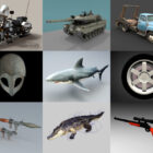Top 12 FBX Modelos 3D - Semana 2020-44