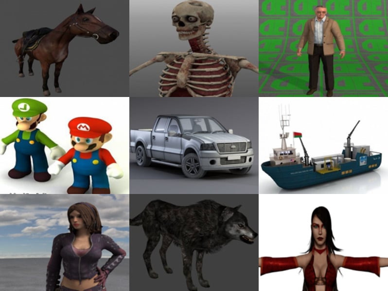 Top 12 Obj 3D Models – Week 2020-44