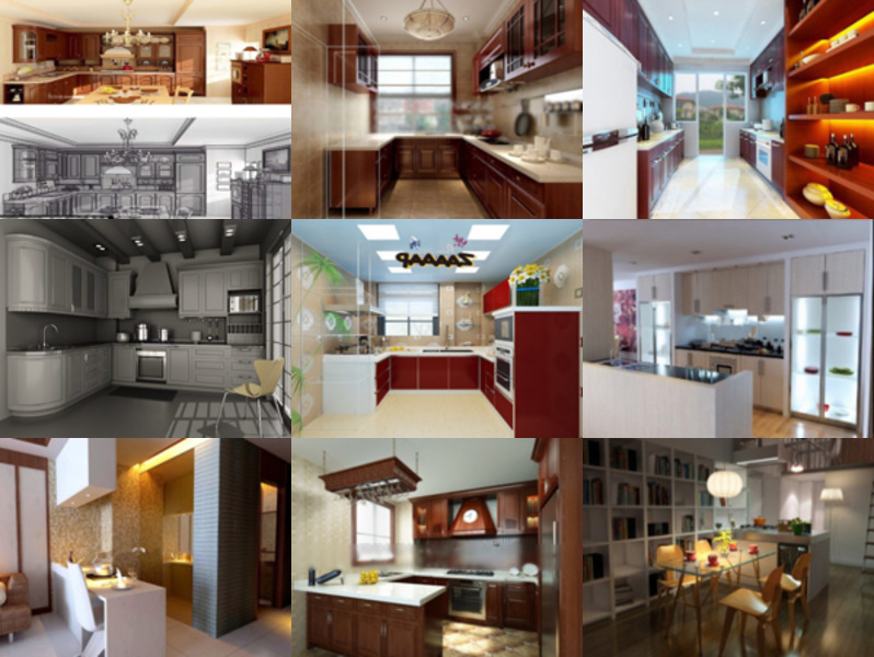 Коллекция бесплатных 10D моделей 3 кухонных сцен - неделя 2021-07