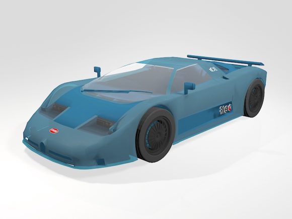 Bugatti Toy Car