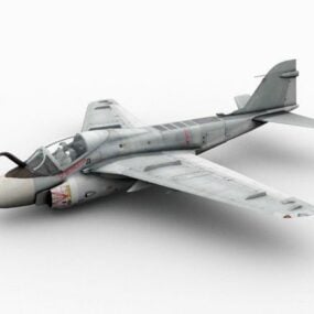 Guided Missile Fighter Plane 3d model