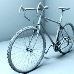 Bicicleta de carreras Fat Tire modelo 3d