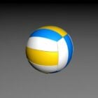 Low Poly Volleyball Ball