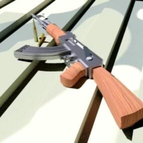 Ak47 Gun Arnold Tipe model 3d