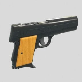 Modello 3d della pistola Amt