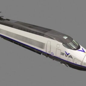 हाई स्पीड ट्रेन एवेन्यू 3डी मॉडल