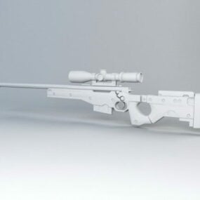 Awm L115a3 狙击步枪 3d 模型