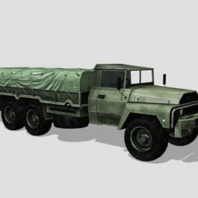 نموذج شاحنة الجيش Acmat Vlra ثلاثي الأبعاد