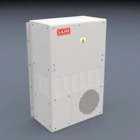 Indoor Air Conditioning Condenser 3d model