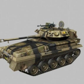 Alvis Fv101 lichte tank 3D-model