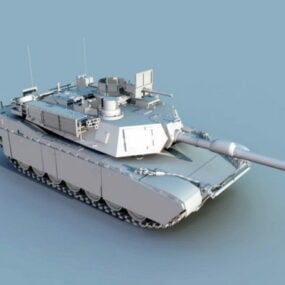 Us M1 Tank 3d-modell
