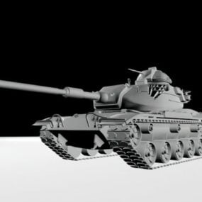 Us M60 Tank 3d-model
