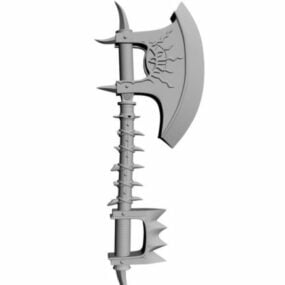 Medieval Axe Tool 3d model