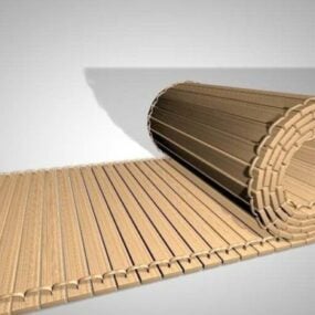 Modello 3d di strisce di bambù cinesi