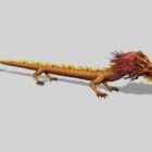 Criatura del dragón chino antiguo