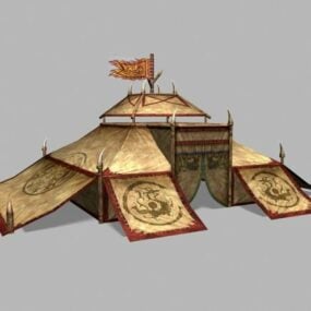 Mô hình 3d Lều quân sự cổ đại