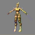 Egyptian Female Soldier Animated