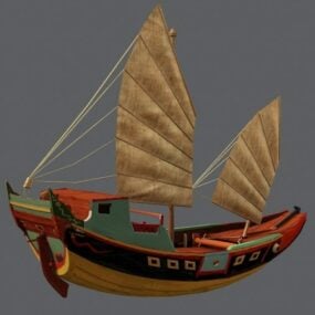 3d модель римського торгового корабля