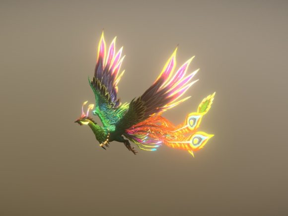 Flying Phoenix Rigged