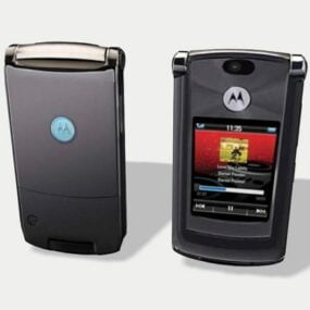 2д модель телефона Motorola Razr3 Анимированная