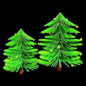 European Conifers Tree 3d model