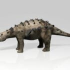 Realistic Ankylosaurus Dinosaur