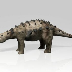 Realistic Ankylosaurus Dinosaur 3d model